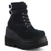 DemoniaCult - SHAKER52 Platform Boots - Black Product image